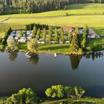 Photo of Fischerpauschale, Camp site, shower, toilet, lake view | © Camping am Badesee